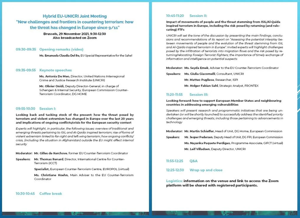 EU UNICRI Agensa Terrorism