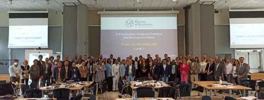 Prosecution of chemical and biological crimes: workshop and mock trial conducted during the CBRN Centres of Excellence Academy