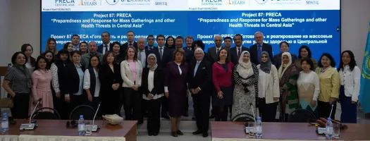 PRECA Regional Working Groups convened in Almaty for collaborative discussions on project accomplishments and the planning of upcoming major events
