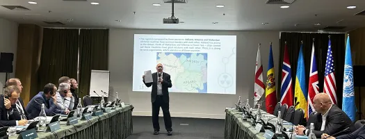 Participants attending the training exercise