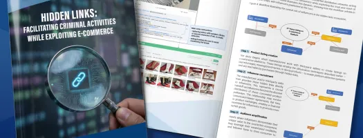 Hidden Links: Facilitating Criminal Activities While Exploiting E-Commerce